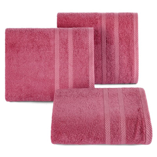 Ręcznik Milo ciemnoróżowy 100x150