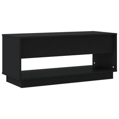 vidaXL Szafka pod TV, czarna, 102x41x44 cm, materiał drewnopochodny
