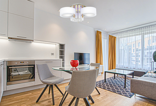 Nowoczesna lampa sufitowa led kryształ ANTILA złoty