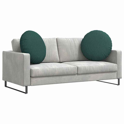 Poduszki na siedziska 2 pcs Ciemna zieleń ?80 x 29 cm tkanina