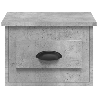 vidaXL Wisząca szafka nocna, szarość betonu, 41,5x36x28 cm