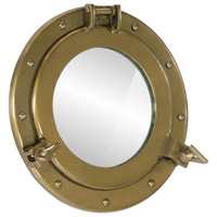 Lustro wiszące w kształcie bulaja, ?30 cm, aluminium i szkło vidaXL