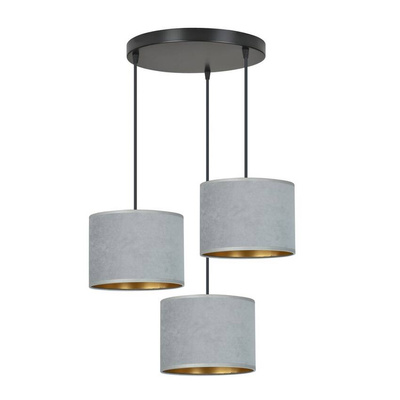 Lampa wisząca HILDE 3 BL PREMIUM GRAY