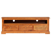 vidaXL Szafka pod TV, 120x30x40 cm, lite drewno akacjowe