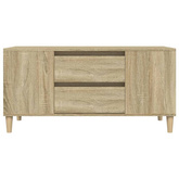 vidaXL Szafka pod TV, dąb sonoma, 102x44,5x50 cm