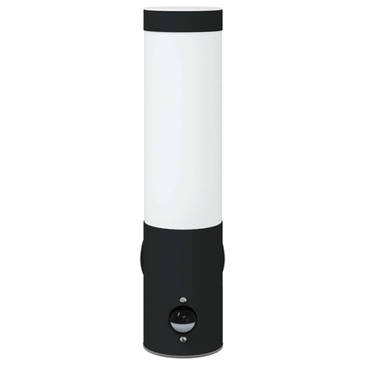 Zewnętrzna lampa ścienna 2 pcs Czarny 12 x 8,5 x 29 cm