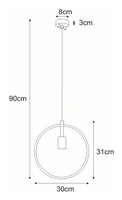 Lampa wisząca K-3833 z serii TOBIK KAJA
