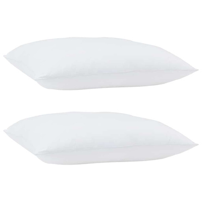 Poduszka 2 pcs Biały 80 x 80 x 40 cm Bawełna i poliester