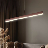 Lampa wisząca LED liniowa COCONUT - minimalistyczna lampa nad stół