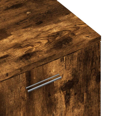 vidaXL Szafka pod TV, przydymiony dąb, 120x34x37 cm