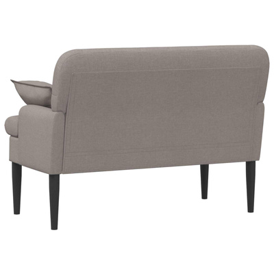 Sofa dwuosobowa z guzikowym pikowaniem Ciemnoszary tkanina