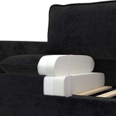 Sofa Czarny 156 x 81 x 87,5 cm Poliester