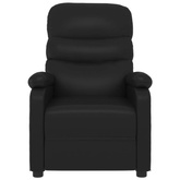 vidaXL Fotel masujący, czarny, sztuczna skóra model standard