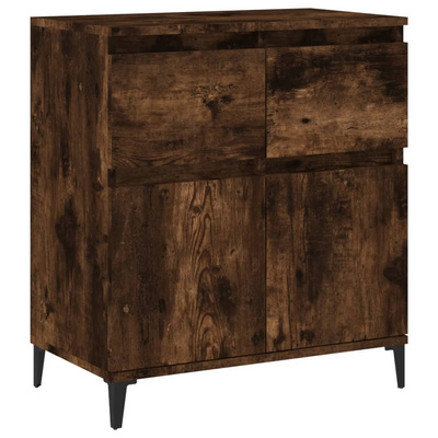 vidaXL Komoda, przydymiony dąb, 60x35x70 cm, materiał drewnopochodny model standard