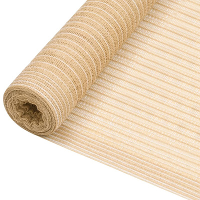 Siatka cieniująca, beżowa, 1x25 m, HDPE, 150 g/m?