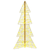 Choinka z 100 diodami LED Ciepła biel 120 cm PET
