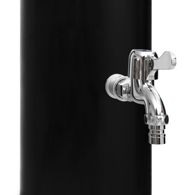 Ogrodowy prysznic solarny z końcówką prysznicową i kranem, 40 L