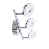Lampa sufitowa THEMA listwa regulowana 3-punktowa LED do salonu metalowa