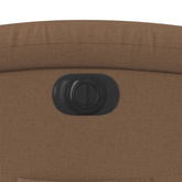 vidaXL Podnoszony fotel masujący, elektryczny, rozkładany, brązowy