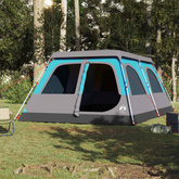 vidaXL Namiot rodzinny, 8-os., niebieski, szybko rozkładany