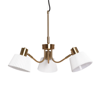 Lampa wisząca żyrandol Złoto biały 3xE14 Abruzzo Dali