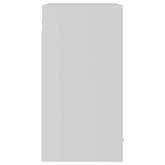 Szafka wisząca z szybą, "Lyon", biała, 40x31x60 cm