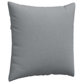 Poduszki na sofę 2 pcs Jasnoszary 80 x 80 cm tkanina