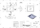 Umywalka DELLA 500 MIRASOFT