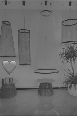 LAMPA WISZACA LONG ISLAND AD323 TAUPE