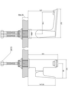 umywalkowa Dokos chrom Invena Bateria