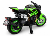 Motor Na Akumulator HC8051 Dla Dzieci Czarny Ścigacz Światła Led Dźwięki