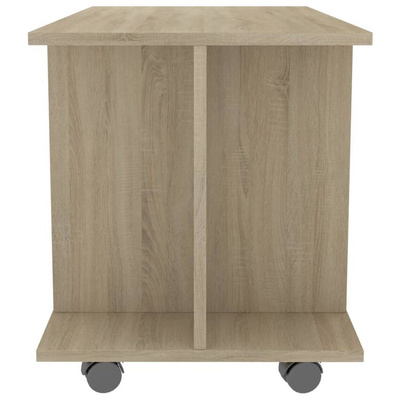 vidaXL Szafka pod TV, dąb sonoma, 80x40x45 cm, materiał drewnopochodny