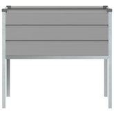Donica Jasnoszary 100 x 45 x 90 cm Stal Galwanizowana