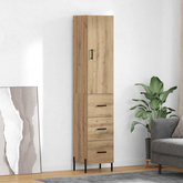 Highboard Dąb rzemieślniczy 34,5 x 34 x 180 cm