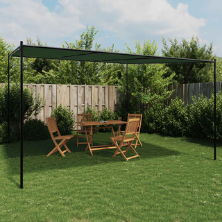 Altana 4 x 3,98 x 2,67 m zielony Poliester i Stal