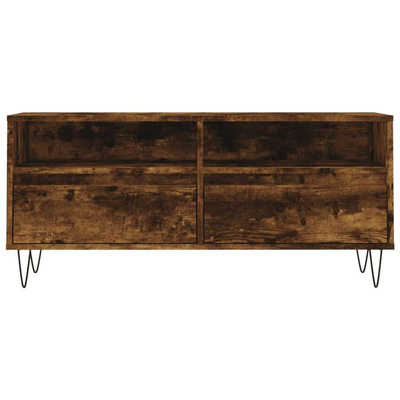 vidaXL Szafka pod TV, przydymiony dąb, 100x34,5x44,5 cm wariant 4