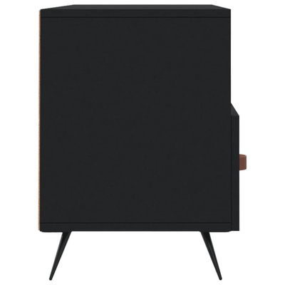 vidaXL Szafka pod TV, czarna, 102x36x50 cm, materiał drewnopochodny wariant 4