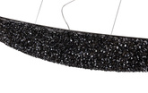 Designerska Lampa Wisząca czarna Swarovski Adani AD218