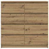 Komoda Artisan Dąb 100x35x99 cm Drewno klejone