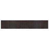 vidaXL Dywan prostokątny, ciemnobrązowy, 70x400 cm, bambusowy