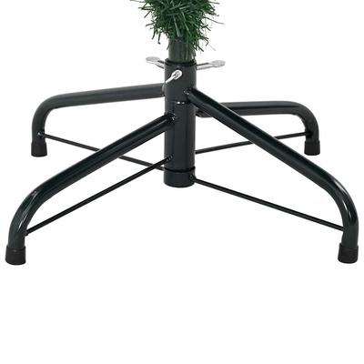 Sztuczna choinka z podstawą Zielony 150 cm PVC, PE i stal