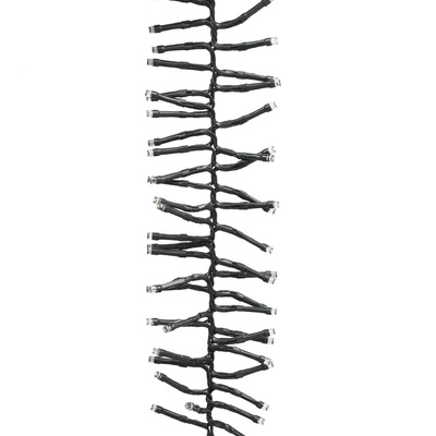 Sznur lampek LED, 400 diod w kolorze zimnej bieli, PVC