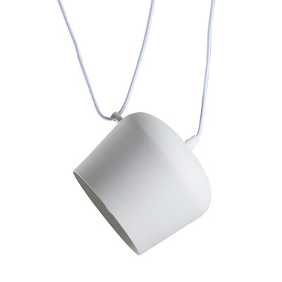 Nowoczesna Lampa Wisząca ?30cm Biała Abruzzo Rittoro Uno