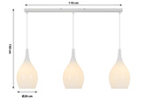 Lampa wisząca BLANCO 7031-0306