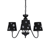 Żyrandol czarny lampa wisząca 3xE14 Batley Ledea 50203105