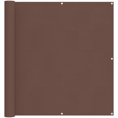 Ekran balkonowy Brązowy 120 x 200 cm Materiał Oxford