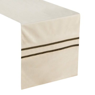 Bieżnik Glen kremowy 35x140