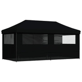 Namiot Imprezowy Czarny 292 x 580 x 315 cm Materiał Oxford