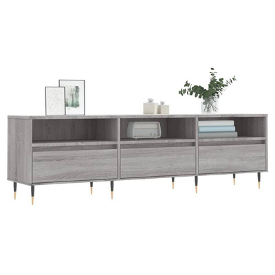 vidaXL Szafka pod TV, szary dąb sonoma, 150x30x44,5 cm wariant 5