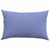 Poduszki na sofę 2 pcs Niebieski dżins 60 x 40 cm tkanina
